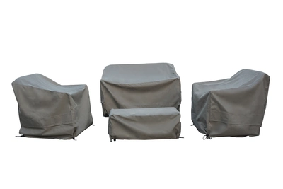 Bramblecrest 2 Seat Sofa- 2 Chairs & Table Cover Khaki