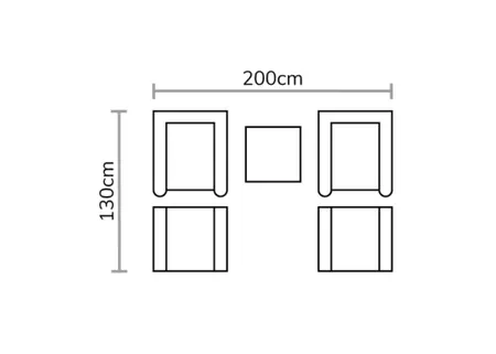 Bramblecrest Tetbury Recliner Set with 2 Footstools & Tree-Free Coffee Table - Nutmeg - image 6