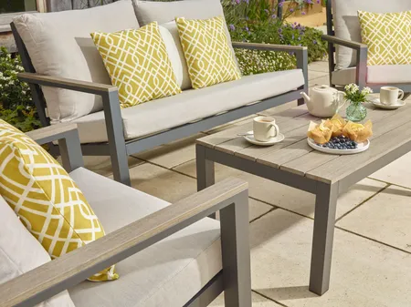 Bramblecrest Zurich Florence 2 Seat Sofa with 2 Sofa Chairs & Tree-Free Coffee Table - image 4