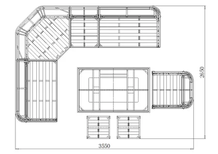 Chillington Cosy Corner Lounge Set plus Armchair (Anthracite) - image 6