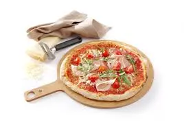 Cozze® pizza cutting board with handle Ø350x20 mm - image 2