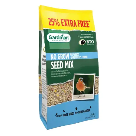 Gardman No Grow Seed Mix 2kg + 25% XF - image 1