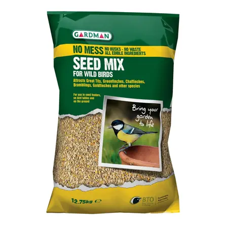 Gardman No Mess Seed Mix 12.75kg + 2kg