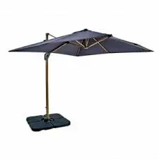 Hartman Aegean Folie 2.5m Square Cantilever Parasol - Dark Grey