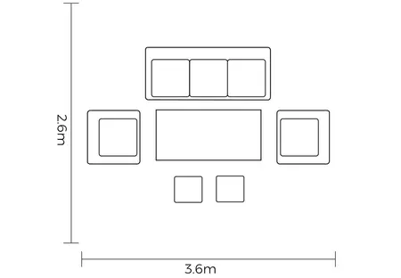 Hartman Aries 3 Seat Casual Lounge Set Taupe Moon - image 5